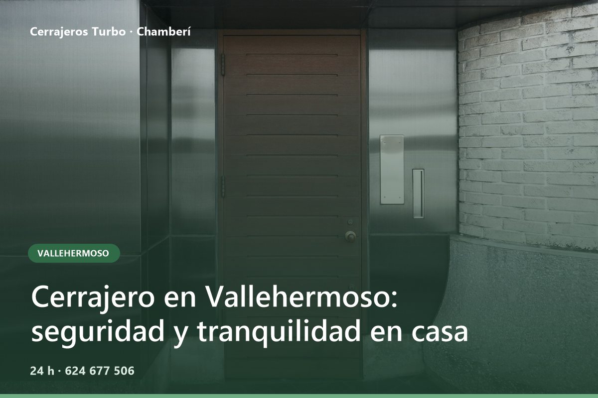 Puerta de entrada de una vivienda familiar en Vallehermoso