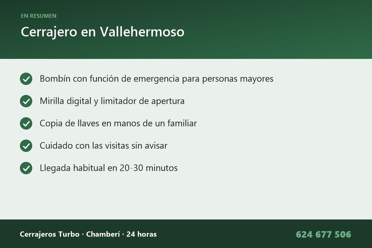Resumen: Cerrajero en Vallehermoso